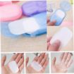 Picture of Paper Soap Box  Paper Soap Sheets Hand Soap for Travel Outdoor Camping