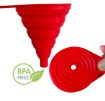 Picture of Kitchen Small Silicone Collapsible itchen Retractable Silicone Oil Liquid Funnel