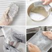Picture of Double Layer Scrubbing Pad  Scrubbing Pad WIRE DISH CLOTH Dishwashing Rags for Wet and Dry