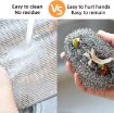 Picture of Double Layer Scrubbing Pad  Scrubbing Pad WIRE DISH CLOTH Dishwashing Rags for Wet and Dry