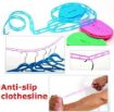 Picture of 5 Meters Windproof Anti-Slip Clothes Washing Line Drying Nylon Rope   Laundry Perfect Windproof Clothes Line