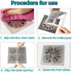 Picture of Sink Drain Cover Sink Strainer Disposable Shower Drain Cover Hair Catcher Shower Stickers Reusable and Versatile Drain Cover