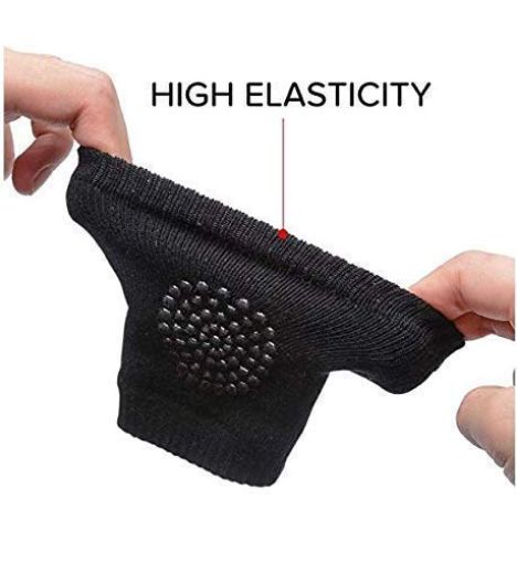 Picture of Baby Knee Pad  Baby Knee Pads for Crawling Anti-Slip Padded Stretchable Elastic Cotton Soft Breathable Comfortable Knee Cap Elbow Safety Protector Baby Crawling Elbow pad Baby Leg Warmer Baby Kneecap