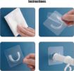 Picture of U SHAPE HOOK Shower Rod Holder Self Adhesive Telescopic Rod Holder