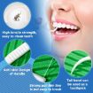 Picture of 2 in 1 Oral Care Dental Floss Oral Care 3 in 1 Tooth Cleaning Dental Floss Toothpicks Plastic Set for Fresh Breath and Healthy Gums- 20 Piece
