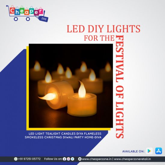 Picture of LED LIGHT DIYA (YELLOW)
