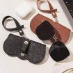 Picture of Leather Sunglasses Bag Travel Sun Glass Holder  Sunglasses Case