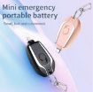 Picture of POWER BANK  IPHONE I PHONE MINI POWER BANK Mini Power Emergency Pod Keychain Portable Charger for iPhone Portable Ultra-Compact External Fast Charging Power Bank Battery Pack
