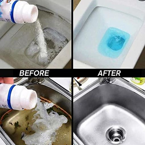 Picture of Powerful Drain Blockage Cleaner Sink Cleaner Powder Drain Blockage Cleaner Sink Cleaner Powder
