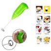 Picture of Milk Frother coffee Electric Foam Maker Classic Sleek Design Hand Blender Mixer Froth Whisker Latte Maker for Milk,Coffee,Egg Beater,Juice,Cafe Latte,Espresso,Cappuccino,Lassi,Salad beater mixture grinder shaker Coffee bitter mini rechargble