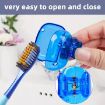 Picture of Toothbrush Head Cover  Toothbrush Protector Cap Plastic Clip BRUSH CAP Travel Toothbrush Head Covers