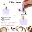 Picture of MINI PERFUME BOTTLE Portable Mini Refillable Perfume Atomizer Bottle Atomizer Travel Size Spray Bottles Mini Refillable Perfume Empty Spray Bottle Atomizer Bottom Refill and Scent Pump Case for Traveling and Outgoing