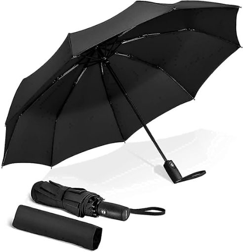 Picture of AUTOCLOSE AUTO CLOSE Compact Travel Umbrella  Travel Umbrella Windproof Automatic Umbrellas-Factory Outlet Umbrella