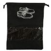 Picture of Shoe Cover Bag Shoe Cover String Bag Organizer Shoe Print & Non Woven Material Transparent Window