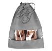 Picture of Shoe Cover Bag Shoe Cover String Bag Organizer Shoe Print & Non Woven Material Transparent Window