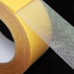 Picture of Carpet Tape Yellow Fabric Tape Double Sided Tape Strong Sticky Tape for Carpet