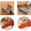 Picture of Steel Peeler Stainless Steel 2 in 1 Julienne Vegetable Peeler 2 in 1 Vegetable and Fruit Peeler 2 IN 1 PEELER