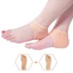 Picture of Heel socks Silicone Gel Heel Socks Protection for Men and Women for Dry Hard Cracked Heel Repair Pad Swelling & Pain Relief Plantar Fascistic Foot Care Cushion Support
