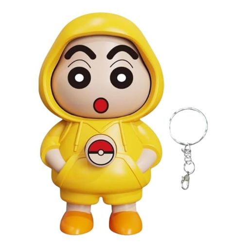 Picture of Cartoon Character Keychain Shinchan Face Changing Keychain  Shinchan Keychain  3D Face Changing Model