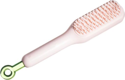 Picture of Self Cleaning Hair Brush Anti-Static Massage Comb One-Pull Cleaning Massage Brush