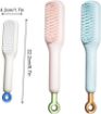 Picture of Self Cleaning Hair Brush Anti-Static Massage Comb One-Pull Cleaning Massage Brush