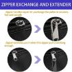 Picture of Zipper Pull Replacement  Zipper Pull Replacement Metal Zipper Gripper Mend Fixer Zipper Tab Pullers Zipper Sliders for Suitcases Coat Boots Jacket Backpacks