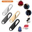 Picture of Zipper Pull Replacement  Zipper Pull Replacement Metal Zipper Gripper Mend Fixer Zipper Tab Pullers Zipper Sliders for Suitcases Coat Boots Jacket Backpacks