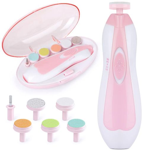 Picture of Effective Baby Nail File Grinder Set Safe Trimmer Tools Kit NAIL TOOL KIT