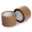 Picture of 3" inch tape 100 Meter A KHAKHI  Brown Color Packing Tape Brown BOPP Tape Self Adhesive Brown Cello Tape