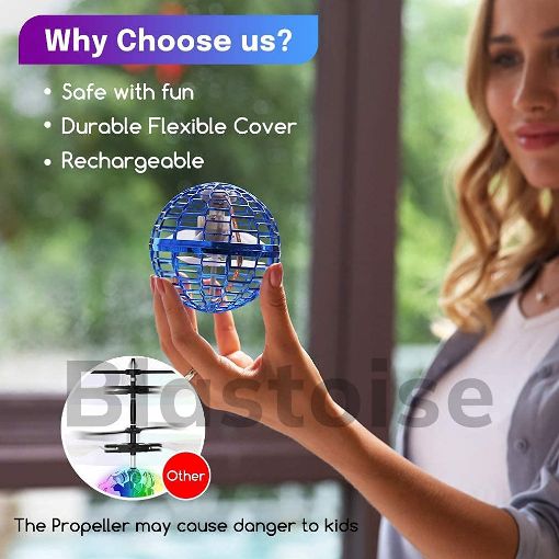 Picture of Flying Orb Ball Boomerang Mini Pro Spinner Blastoise Toys for Boys Girls Kids Adult Indoor Outdoor