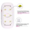 Picture of Mini UV LED Nail Lamp, Portable Gel Light Mouse Shape Pocket Size Nail Dryer with USB Cable for all Gel Polish(Pink) Nail Polish Dryer USB Mini Sun
