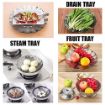 Picture of Folding Vegetable Steamer Basket Stainless Steel Steamer Insert Steamer Basket Stainless Steel