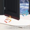 Picture of Door Draft Sealing Strip  Door Gap Filler Rubber T-Shaped Door Draft