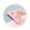 Picture of Mini Corner Clips   Bookmark Transparent Solid Colorful Page Holder  Page Holder  Paper Clip  Colorful Page Holder   Corner Paper Clip