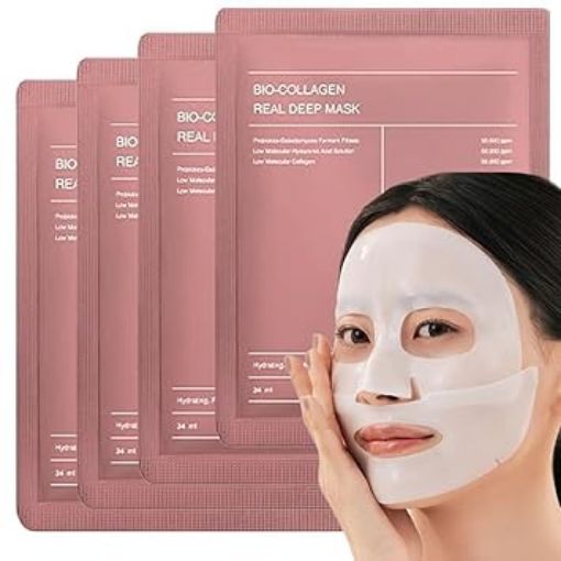 Picture of Collagen Face Mask  Bio-Collagen Real Deep Mask Deep Collagen Overnight Mask Night Wrapping Mask