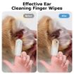 Picture of 50 Pcs Pet Wet Wipes Finger Cover Cot Wipes Dog Ear Cleaning Wipes Dog Cat Ear Cleaning Cover Finger Wet Wipes