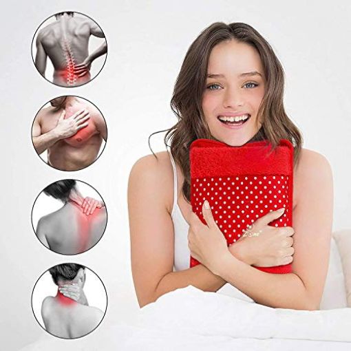 Picture of Heating Pad with Gel for Pain Relief Heat Pouch Hot Water Bottle Bag Heating Bag for Pain Relief Heating pad hot water bag hot bags for pain relief hot water bag