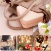 Picture of Jewellery Organiser Box Portable Travel Jewellery Organiser Pouch Jewellery Organiser PU Leather Zipper Portable Storage Box Case