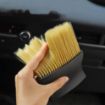 Picture of CAR DASHBOARD CLEANING BRUSH  Multipurpose Car Interior AC Vent Dashboard Dust Dirt Cleaner Cleaning Brush for Car Interior PC Laptop Keyboard Electronic Gadgets Cleaning Brush