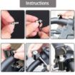 Picture of Motorcycle Helmet Lock Helmet Security LockAnti-Theft Fixed Multi-Function Lock Helmet Safety Lock Helmet Lock HALMAT LOCK