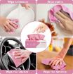 Picture of Microfiber Cleaning Cloth Microfiber Rags Small Cleaning Cloths  All Purpose Wash Cloth