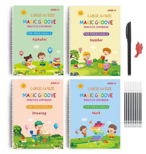Picture of Magic Practice Copybook Number Tracing Book for Preschoolers with Pen