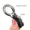 Picture of Leather Universal keychain Belt Loop Vegan Leather Leaf Key Ring Keychain For Keys Car