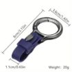 Picture of Leather Universal keychain Belt Loop Vegan Leather Leaf Key Ring Keychain For Keys Car