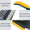 Picture of 4 in 1 Gap Cleaning Brush V Shape Gap Scrub Brush Cleaning Brush with Squeegee Scrub Floor Brush