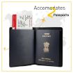 Picture of PASSPORT HOLDER PASSPORT COVER PU Passport Holder Passport Cover RFID Wallet Card Holder Travel Passport Bag Card Organizer for Travel