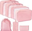 Picture of 7 pcs Toiletry Bag  7 pcs laundry pouches Waterproof Travel Toiletry Organizer
