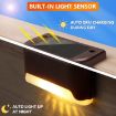 Picture of Waterproof LED Deck Light  Warm White Solar Stair Lamp (4 PIS) Solar Powered Step Led Light