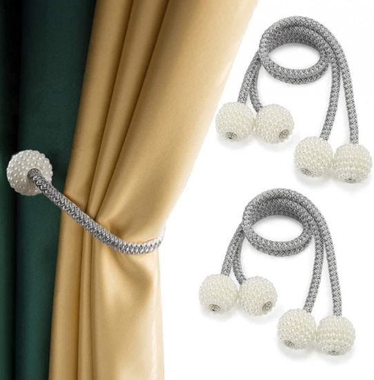 Picture of (PACK F 2 ) MAGNETIC CURTAIN DRAPE TIE BACKS ROPE