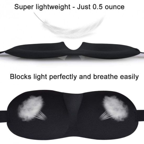 Picture of 3D LIGHT BLOCKING SLEEP EYE MASK